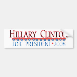 4prez-clinton autoaufkleber