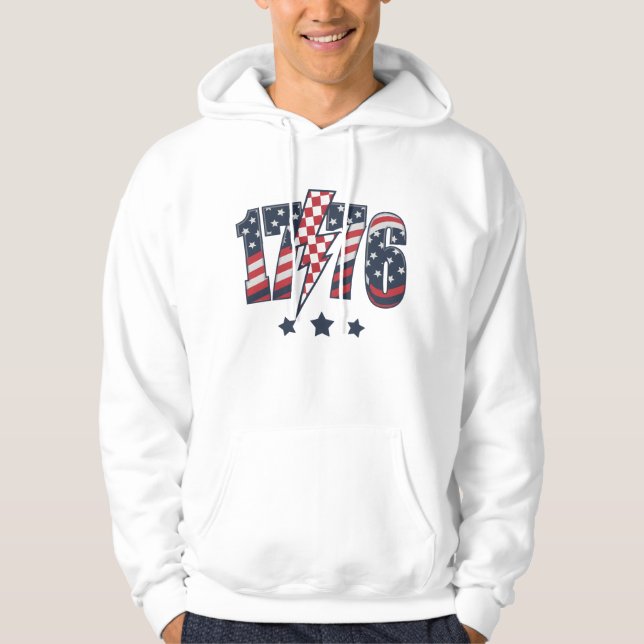 4th of July 1776-63751 Hoodie (Vorderseite)