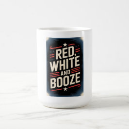 4th of July Booze Party | Red White and Booze Kaffeetasse