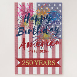 4th of July Happy Birthday America USA 250th