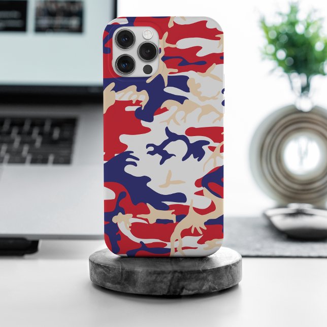 4th of July, Independence day, Camouflage Beige Case-Mate iPhone Hülle (Von Creator hochgeladen)