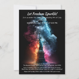 4th of July Invitation – Statue of Liberty  Einladung
