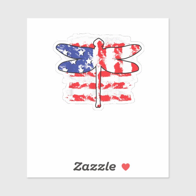 4th Of July Patriotic Draquelly US American Flag Aufkleber (Blatt)