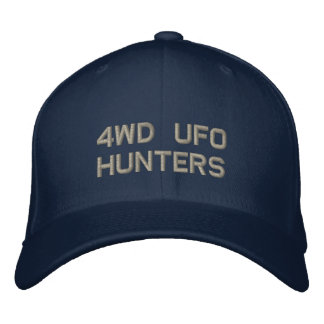 4WD UFO HUNTERS Flex Fit Bestickte Baseballkappe