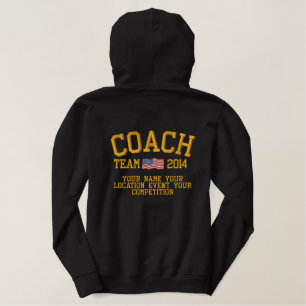 4Wege, diesen Coach bestickter Kleidung zu persona Hoodie