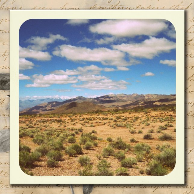 4x4 Carré retro photo de style encadré (4x4 Square Retro Framed-Style Photo)