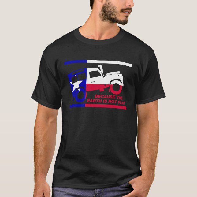 4x4 Earth Rover Texas T-Shirt (Vorderseite)