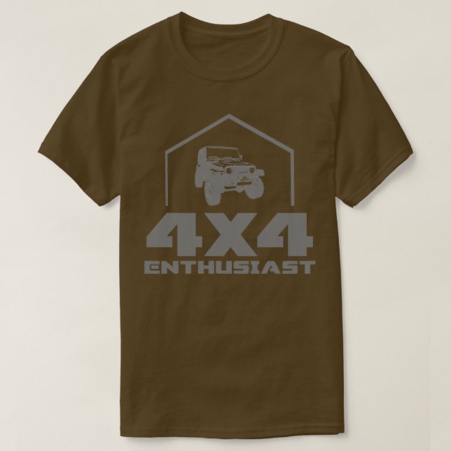 4X4-Enthusiasten 4WD T T-Shirt (Design vorne)