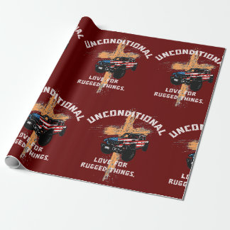 4x4 Outdoor-Enthusiasten rauschende Dinge Geschenkpapier