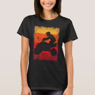 4x4 Quad Rider Biker 4x4 Motorrad Vintag R T-Shirt