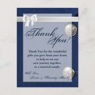 4x5 FLAT Danke Card Air Force Class A Uniform