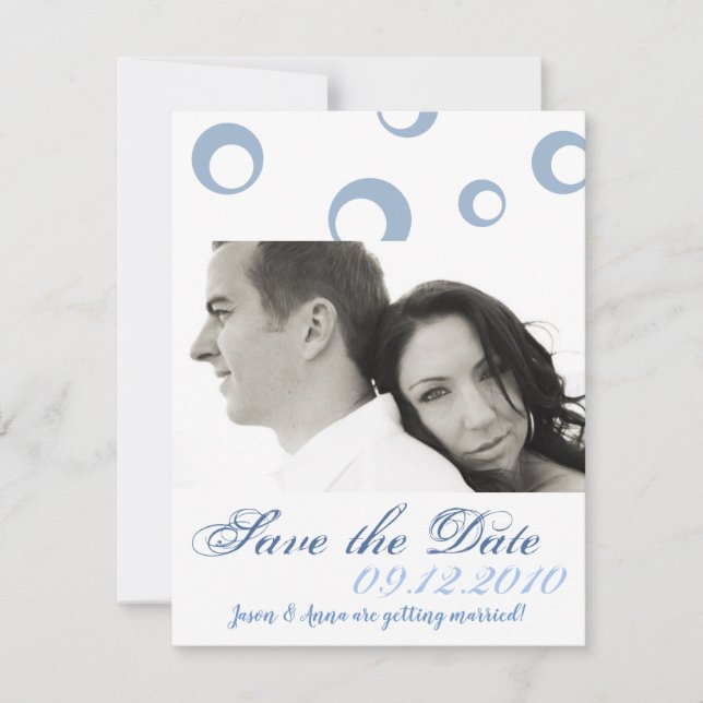 4x5 Save the Date Card Seepferd Sea Ocean Beach Einladung (Vorderseite)