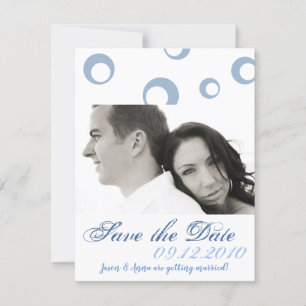 4x5 Save the Date Card Seepferd Sea Ocean Beach Einladung