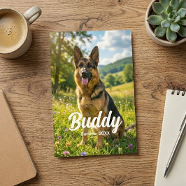 4x6 Pet Photo Print Personalized with Name & Date Fotodruck
