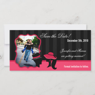 4x8 Fiançailles Faire-part Formal Casquettes Éléga