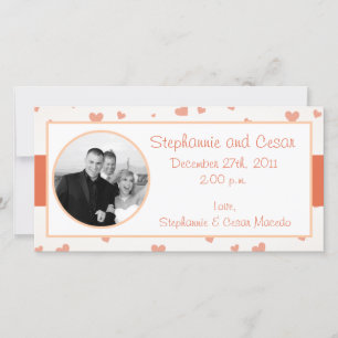 4x8 Verlobung Foto Ankündigung Pinguin Liebe/Heu