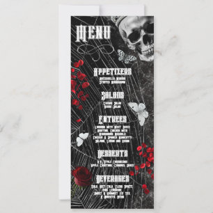 4x9.25 Cartes de menu Haunting Adeline Zade Meadow
