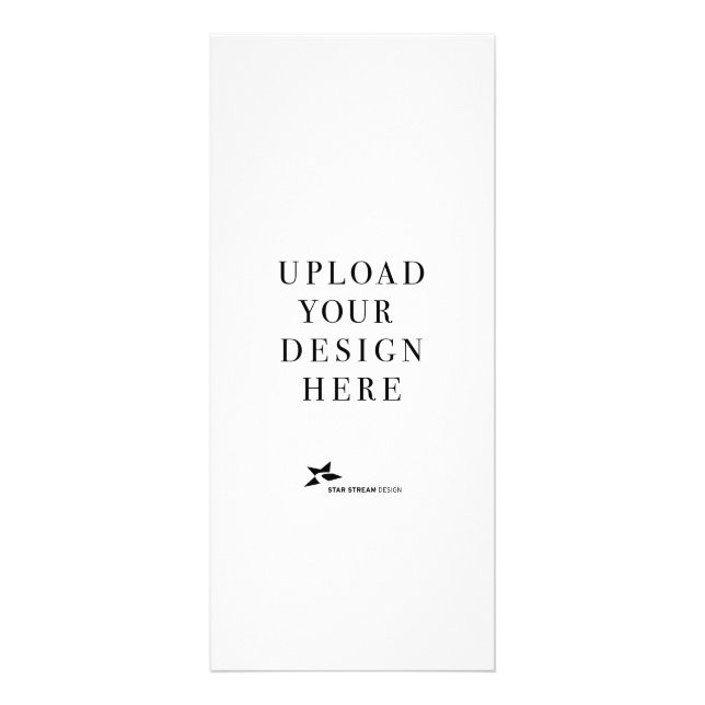 4x9-Portrait-Rack oder Menükarte Werbekarte (Vorne)