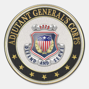 [500] AG Corps Regionale Insignien [3D] Runder Aufkleber
