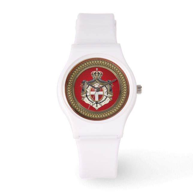 [500] Beschluss Maltas - SMOM-Wappen Armbanduhr (Vorderseite)