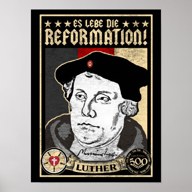 500 Jahre Reformation Luther Poster-German Poster (Vorne)