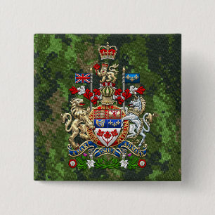 [500] Kanadische Wappen [3D] Button