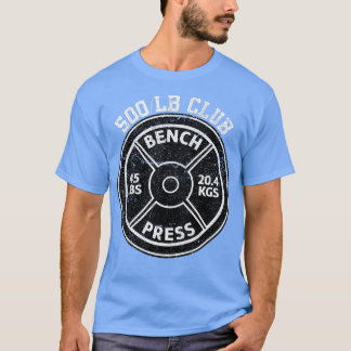 500 lbs Pfund Bank Presseraum Gym Weightlift P T-Shirt