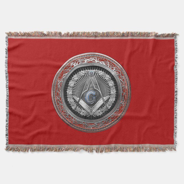 [500] Master Mason - Silver Square & Compasses Decke (Vorderseite)
