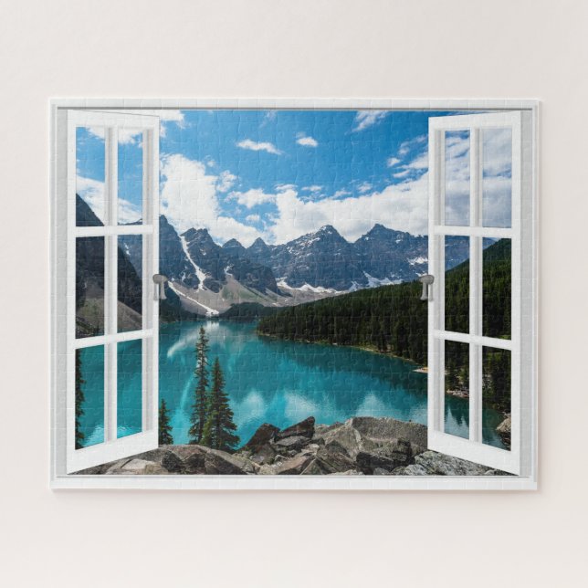 500 Piece Mountain Scene Jigsaw Puzzle (Horizontal)