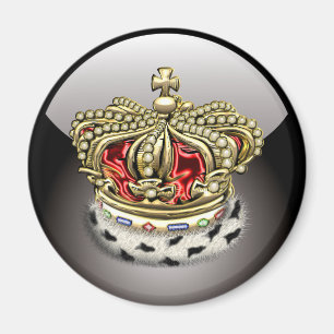 [500] Prinz [König] Königliche Krone [Fur+Gold][Ro Magnet