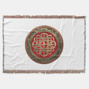 [500] Sacred Celtic Gold Knot Cross Decke