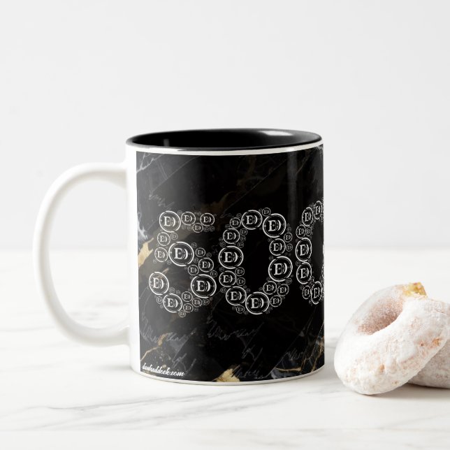 500 Sold: Hacker's Monarchy Coffee Mug 11oz (Avec donut)