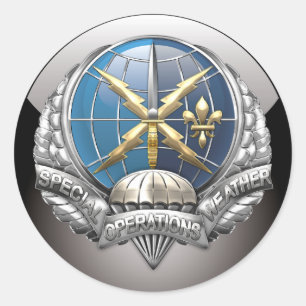 [500] SOWT-Emblem Runder Aufkleber