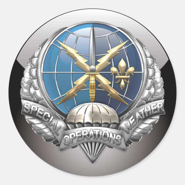 [500] SOWT-Emblem Runder Aufkleber (Vorderseite)