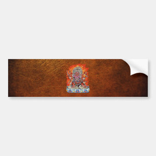 [500] Tibetischer Thangka - Wrathful Deity Hayagri Autoaufkleber