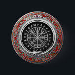 [500] Vegvisir - Viking Silver Magic Runic Compass Button<br><div class="desc">Die Sammlung "Viking Treasures" von Serge Averbukh zeigt konvergierende Mediengemälde verschiedener Wikingerreichtücher, Artefakte und historische Schätze. Hier finden Sie Kunstwerke mit Vegvisir - Viking Silver Magic Runic Compass. Ein Vegvisir (isländischer "Wegweiser") ist ein isländischer Zauberstab, der dem Träger helfen soll, sich durch raues Wetter zu bewegen. Das Symbol wird im...</div>