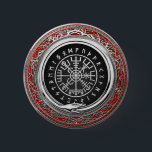 [500] Vegvisir - Viking Silver Magic Runic Compass Button<br><div class="desc">Die Sammlung "Viking Treasures" von Serge Averbukh zeigt konvergierende Mediengemälde verschiedener Wikingerreichtücher, Artefakte und historische Schätze. Hier finden Sie Kunstwerke mit Vegvisir - Viking Silver Magic Runic Compass. Ein Vegvisir (isländischer "Wegweiser") ist ein isländischer Zauberstab, der dem Träger helfen soll, sich durch raues Wetter zu bewegen. Das Symbol wird im...</div>