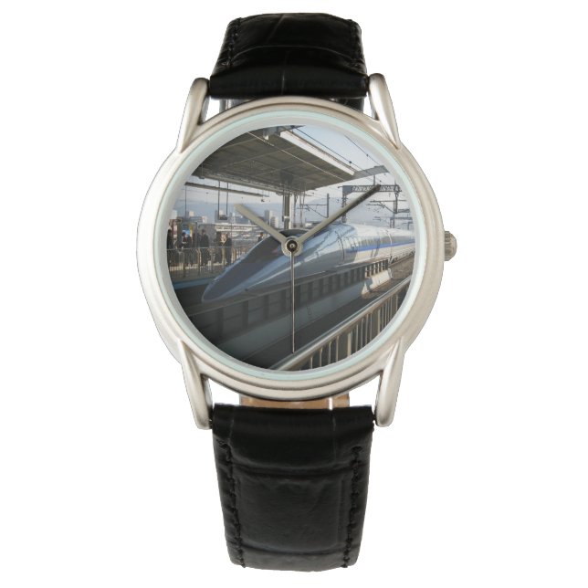 500er-Serie Shinkansen 新 幹 Bullet Train Armbanduhr (Vorderseite)