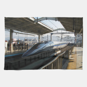 500er-Serie Shinkansen 新 幹 Bullet Train Geschirrtuch