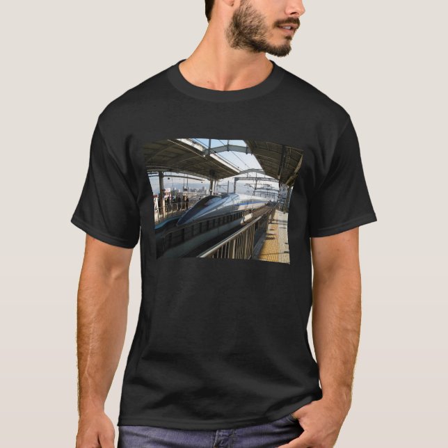 500er-Serie Shinkansen 新 幹 Bullet Train T-Shirt (Vorderseite)