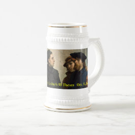500th Anniv. von 95 Thesen Martins Luthers Bierglas