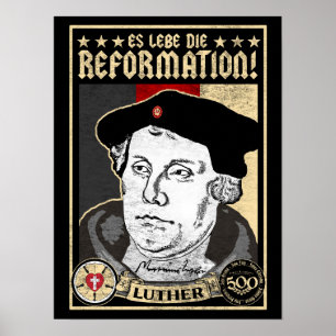 500th Jahrestags-Verbesserung Luther Poster