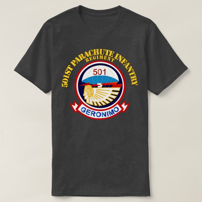 501 Parachute Infanterie-Regime PP T-Shirt (Design vorne)