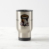501ST INFANTERIE-101. IM FLUGZEUG REISE-TASSE