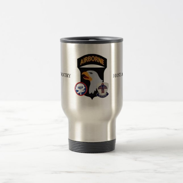 501ST TASSE AÉROPORTÉE de VOYAGE d'INFANTERIE (Centre)