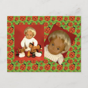 502 4 Baby Baby Woolly Postkarte