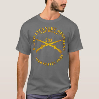 502. Infanterie Regt the Deuce Infantry Br T-Shirt