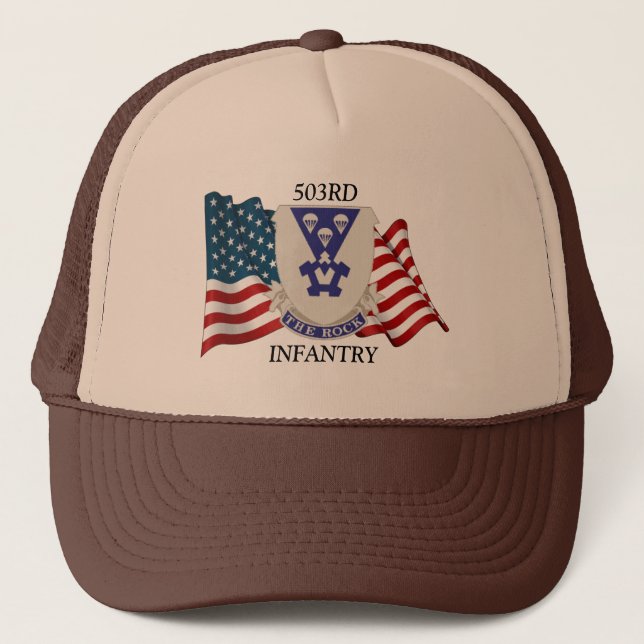 503RD INFANTERIE-HUT TRUCKERKAPPE (Vorderseite)