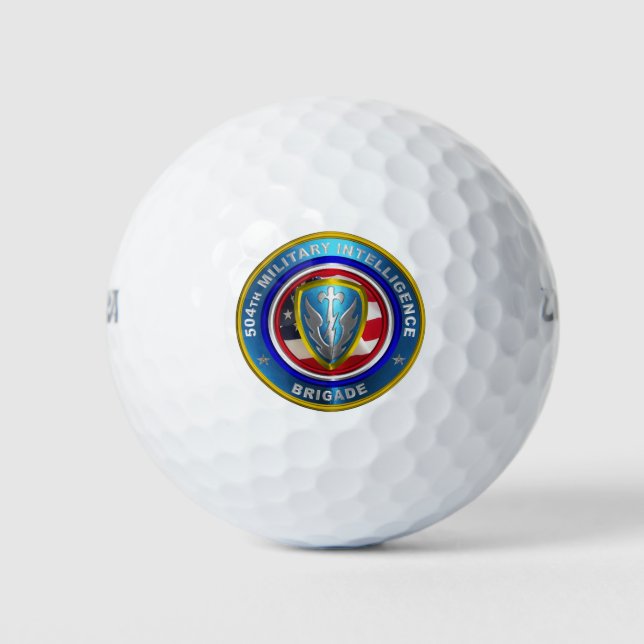 504. Brigade des Militärgeheimdienstes Golfball (Vorderseite)