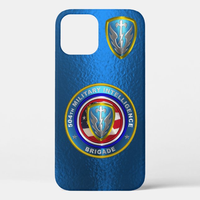 504. Brigade des Militärgeheimdienstes, kundenspez Case-Mate iPhone Hülle (Rückseite)